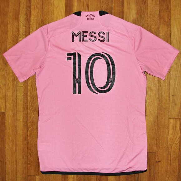 Adidas Messi Inter Miami CF 24/25 Home Soccer Jersey Men's L Pink - Picture 1 of 7